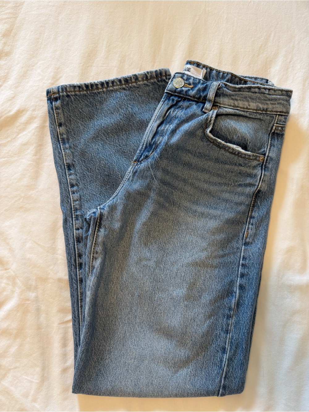 Garage Slouchy Jeans - Medium Blue